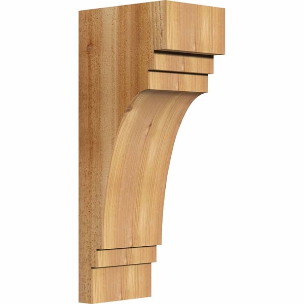 Ekena Millwork Pescadero Rough Sawn Corbel, Western Red Cedar, 6"W x 8"D x 20"H COR06X08X20PEC00RWR - main